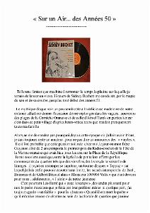 Sur un Air des Annees 50  (1)